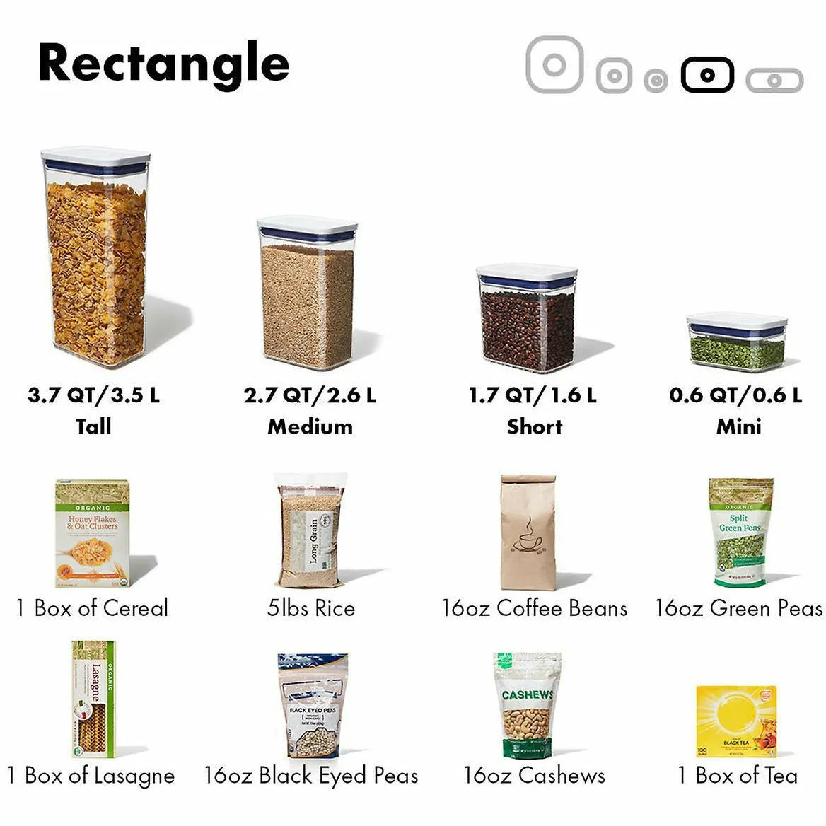 Rectangular Pop Container