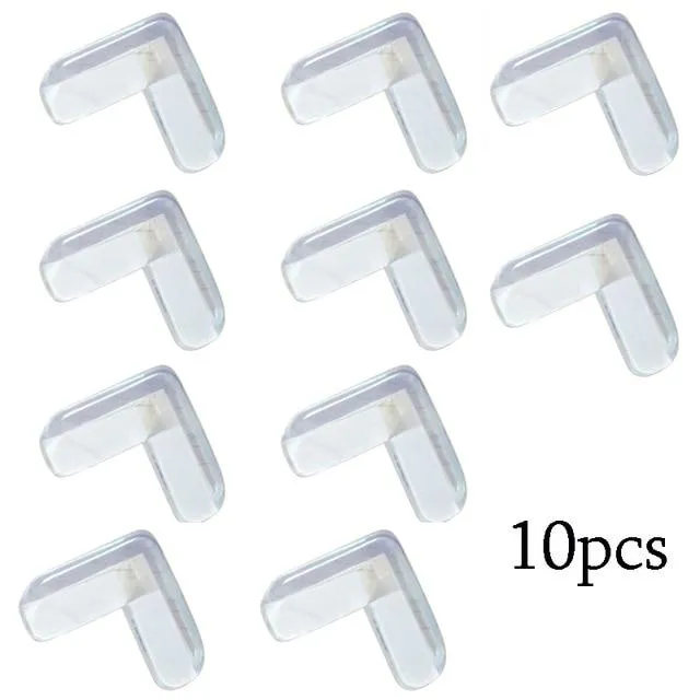 Silicone Anti-collision Table Corner Edge Protector for Baby Safety 1/2/4/10pcs