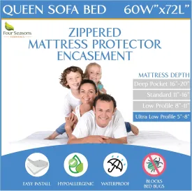 Sleeper Sofa Queen  152.40 cm  x 182.88 cm  x 12.70 cm  - ,
