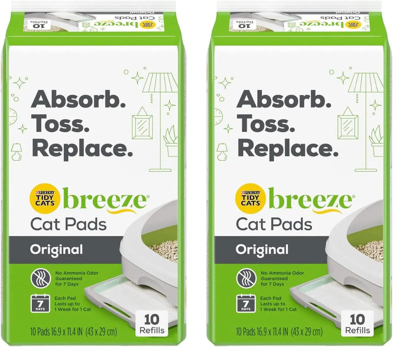 Tidy Cat Breeze Pads 20 Count