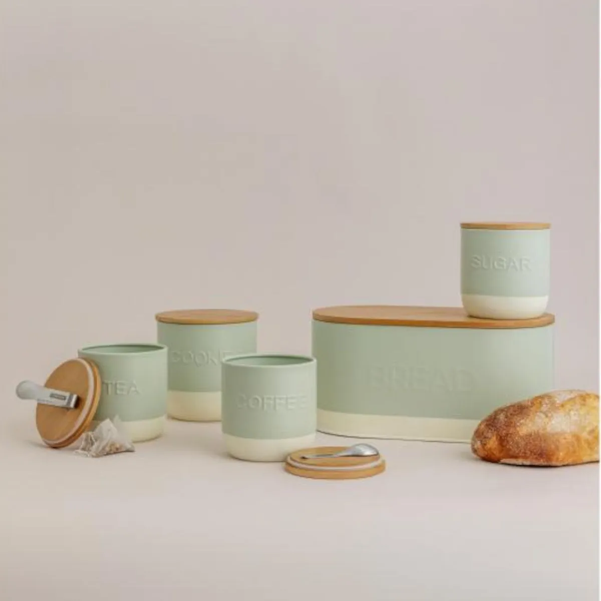 Typhoon Oben Bread Storage Green 33cm