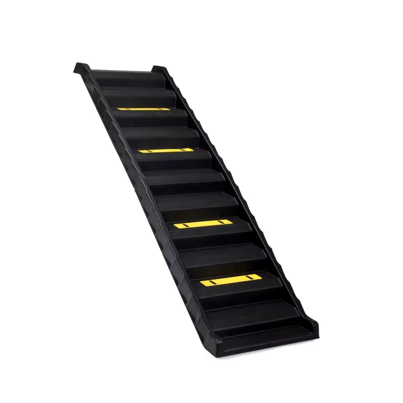 Vehicle Stairs Ladder with Nonslip Mats