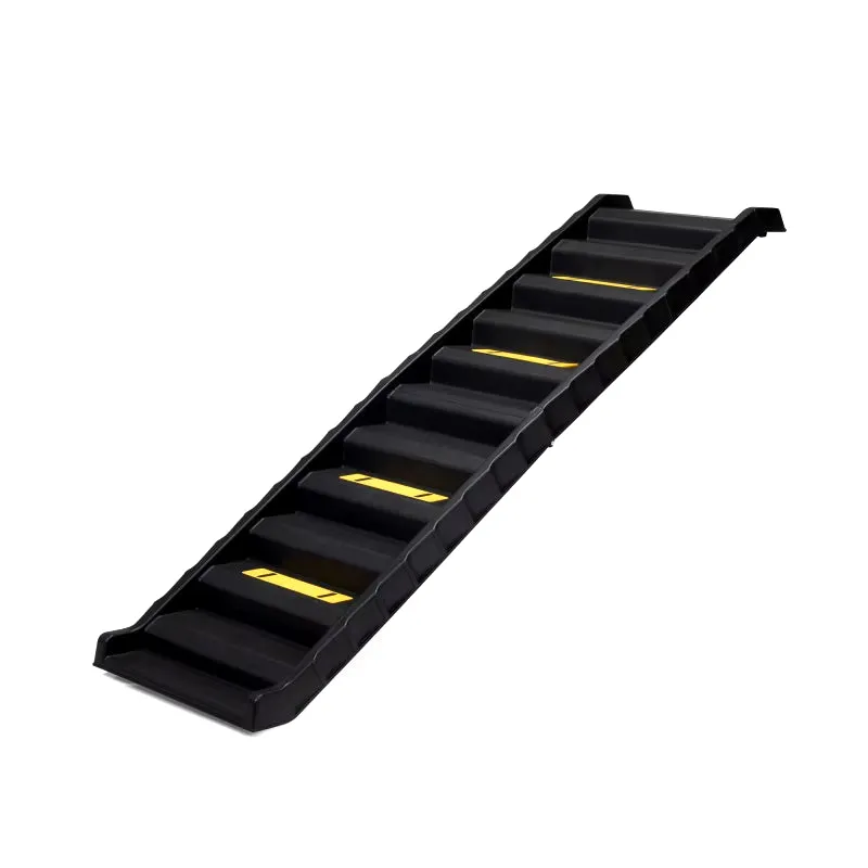 Vehicle Stairs Ladder with Nonslip Mats