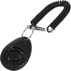 Yardwe Convenient Dog Clicker Training Tool with Elastic Wrist Strap Lightweight Pet Training Clicker Interactive Communication Device